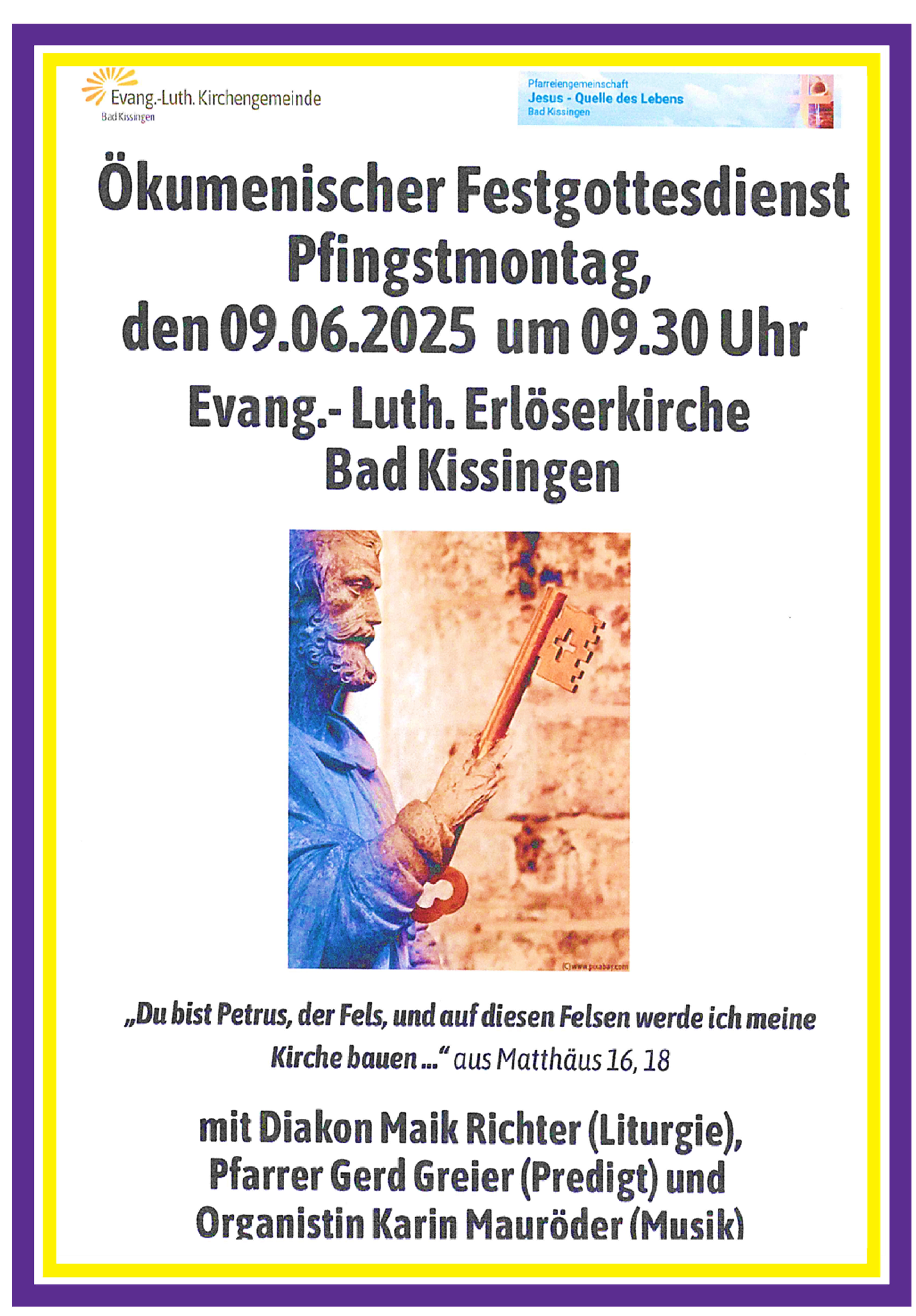 GD 2025 06 09 ökumenisch Pfingsten